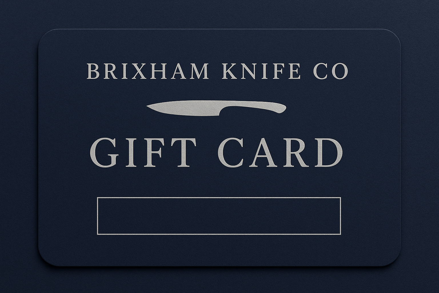 Brixham Knife Co Gift card